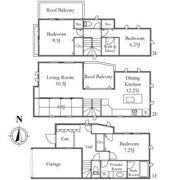 Nakameguro Sky Houseの間取り画像
