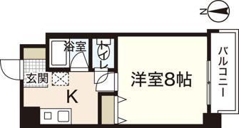 アヴァンセ中筋Ⅱの間取り画像