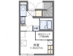 レオパレスソレーユの間取り画像