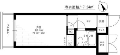 ライオンズプラザ鶴見中央の間取り画像