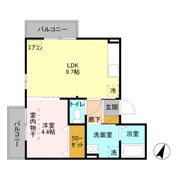 サンパティーク Ⅱの間取り画像