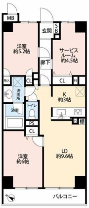 プレジャーガーデン横浜関内の間取り画像