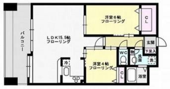 クリエート薬院の間取り画像