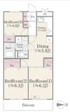 ドエルリバーサイド大島の間取り画像
