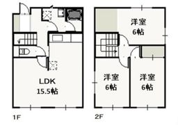 タウングラティアDの間取り画像