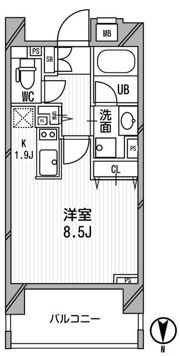 クリオ西池袋の間取り画像