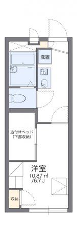 レオパレスアザレーアの間取り画像