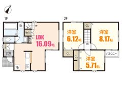 Grand Essor Village B棟の間取り画像