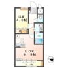 つくば市酒丸新築アパートの間取り画像