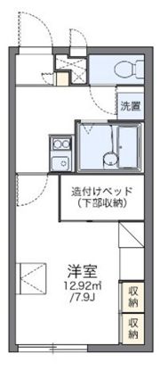 レオパレスアークハイツⅡの間取り画像