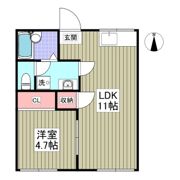 ハイム立野の間取り画像
