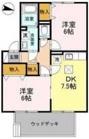 クレール山之上の間取り画像