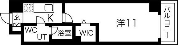 アクアスイート新大阪の間取り画像