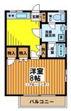 シャトル浜田山Ⅱの間取り画像