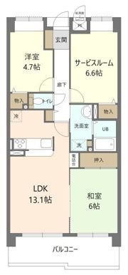 フローラルマキノの間取り画像