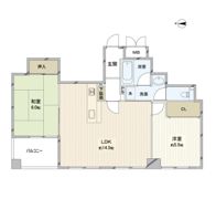 ペルル南森町 402号室の間取り画像