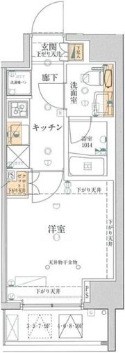 ユリカロゼ梅島の間取り画像