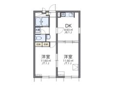 レオパレスグローリアの間取り画像