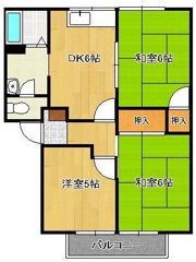 アーバン十字路A棟の間取り画像