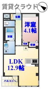 F＆RⅡの間取り画像
