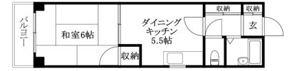 メゾンミヤザキ山越の間取り画像