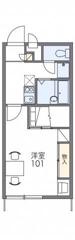 レオパレスCAT’Sの間取り画像