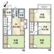 駒岡テラスハウス1号棟の間取り画像
