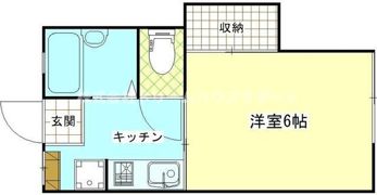 ハイツハピネスの間取り画像