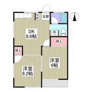 コーポ原田の間取り画像