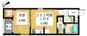 REGALEST塩釜口の間取り画像
