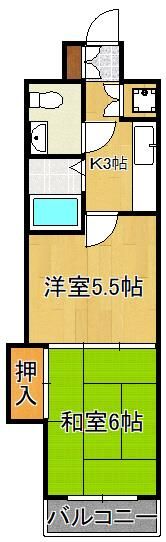 プレジールKの間取り画像