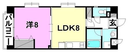 ラプラージュ緑町の間取り画像