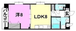 ラプラージュ緑町の間取り画像
