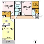 リーリエ中吉野の間取り画像