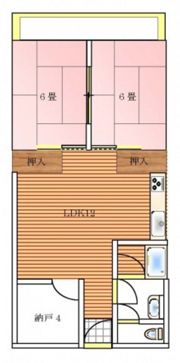 牛田コータースの間取り画像