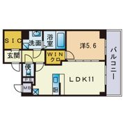 エルヴィータ渡辺通の間取り画像