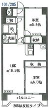 グランメール戸田Ⅱの間取り画像