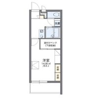 レオパレスエクレール今の間取り画像