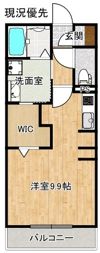 リュール東朝日町の間取り画像