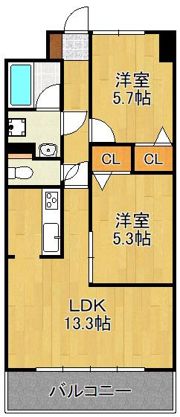 ルネックスIIの間取り画像