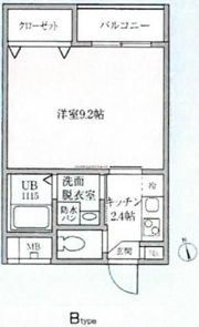 パルテール天王町の間取り画像