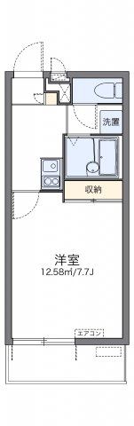 レオパレスル パサージュの間取り画像