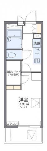 レオパレスバスケットタウンの間取り画像