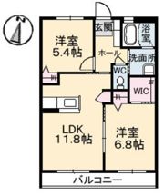 コートドール浜田の間取り画像