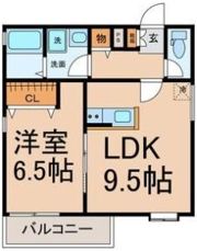 クラージュ吹上の間取り画像