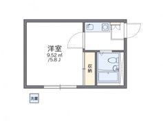 レオパレス西新井第1の間取り画像