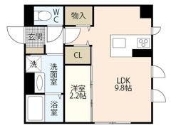 セントラルスクエア庚午の間取り画像