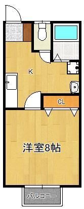 メゾン桜坂の間取り画像