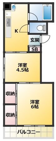 サンハイツの間取り画像