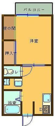 ハイツ城下の間取り画像